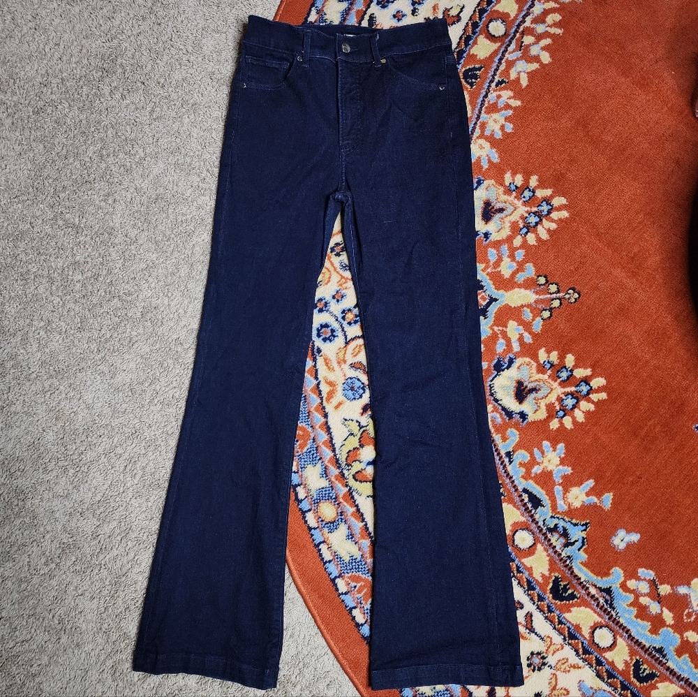 Express Midnight Blue Bootcut  High-rise Jeans